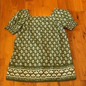 SUPER CUTE Crown & Ivy Green and White Mini Dress SZ XL